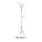 7x7 IWRC Wire Rope Sling With D Ring Swivel Loop Eye Snap YW86369